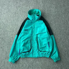 Columbia　マウンテンジャケット　ワンポイント　切替　刺繍　USA古着