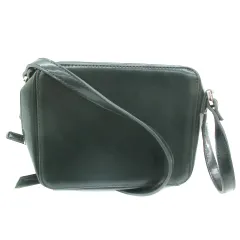 ローリーズファーム LOWRYS FARM ショルダーバッグ ミニバッグ 斜め掛け フェイクレザー モスグリーン 深緑 /YM1