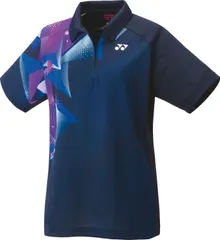 ヨネックス YONEX テニス ウィメンズゲームシャツ 硬式 軟式 ソフトテニス Tシャツ トップス 半袖 トーナメント ツアー ゲーム 試合 練習 トレーニング 吸汗 速乾 レディース 女性  20815 019 ネイビーブルー