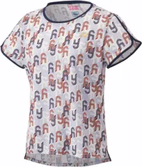 ヨネックス YONEX テニス ウィメンズゲームシャツ 硬式 軟式 ソフトテニス Tシャツ トップス 半袖 トーナメント ツアー ゲーム 試合 練習 吸汗 速乾 ストレッチ レディース 女性  20795 170 ミッドナイト