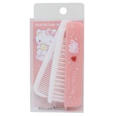 2001年製 Hello Kitty 折りたたみヘアブラシ トロピカル柄 中古 2001年