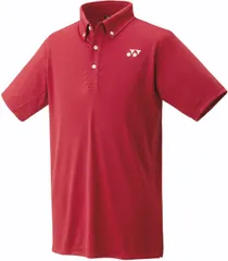 ヨネックス YONEX テニス ユニゲームシャツ 硬式 軟式 ソフトテニス Tシャツ ウエア トップス 半袖 トーナメント ツアー ゲーム 試合 トレーニング 吸汗速乾 メンズ レディース  10600 496 サンセットレッド