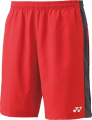 ヨネックス YONEX テニス ユニハーフパンツ パンツ ハーフパンツ 短パン 練習 トレーニング 吸汗 速乾 部活 クラブ 学生 学校 男女兼用 ユニセックス メンズ 男性 レディース 女性  15187 496 サンセットレッド