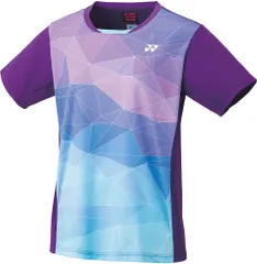 ヨネックス YONEX テニス ウィメンズゲームシャツ Tシャツ ウエア トップス 半袖 トーナメント ツアー ゲーム 試合 練習 トレーニング 吸汗 速乾 レディース 女性 大人  20739 039 パープル