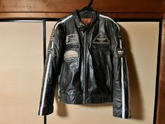 ☆XLサイズ☆DEGNER デグナー ライダースジャケット ブラック 牛革