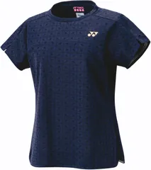 ヨネックス YONEX テニス ウィメンズゲームシャツ 硬式 軟式 ソフトテニス Tシャツ トップス 半袖 トーナメント ツアー ゲーム 試合 練習 吸汗 速乾 ストレッチ レディース 女性  20798 170 ミッドナイト