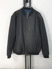 ZARA 春 ブルゾン ジャケット ブラック XL