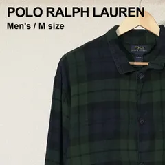 POLO RALPH LAUREN（ポロ ラルフローレン） フランネルシャツ ブラックウォッチ柄 Mサイズ コットン100％ エルサルバドル製 古着