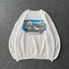 old　デザインスウェット　80ｓ　90ｓ　USA古着　プリント　ヴィンテージ