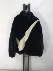 ナイキ フリース ビックスウォッシュ PLUSH ポウファー ジャケット ブラック L