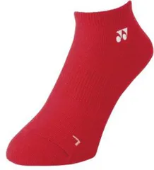 ヨネックス YONEX テニス ウィメンズスニーカーインソックス レディース アンクル丈 靴下 ソックス ワンポイント ロゴ 直角型 スポーツソックス トレーニング 部活 学校 練習  29121 338 ルビーレッド