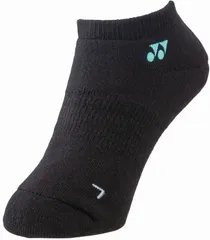 ヨネックス YONEX テニス ウィメンズスニーカーインソックス レディース アンクル丈 靴下 ソックス ワンポイント ロゴ 直角型 スポーツソックス トレーニング 部活 学校 練習  29121 381 ブラック/アイスブルー
