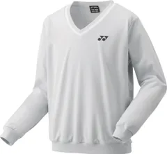 ヨネックス YONEX テニス ユニトレーナー アウター トップス 長袖 Vネック 部活 練習 トレーニング チーム 移動 合宿 UVカット 吸汗速乾 制電 通学 ウェア メンズ レディース  32032 326 アイスグレー