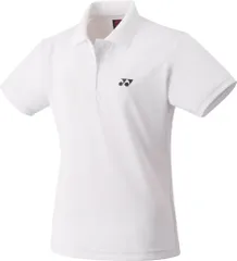 ヨネックス YONEX テニス ウィメンズゲームシャツ 半袖 トップス ユニフォーム UVカット 吸汗速乾 ストレッチ 試合 大会 部活 チーム 日本バドミントン協会審査合格品 レディース  20800 011 ホワイト