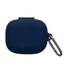 【新品】 kwmobile イヤホンケース Anker Soundcore AeroFit 2対応 ケース - ワイヤレスイヤホン シリコン 落下防止 紺色 1