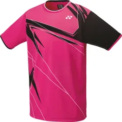 ヨネックス YONEX テニス ユニゲームシャツ 半袖 トップス ベリークール UVカット 吸汗速乾 制電 パワースリーブ 試合 ゲーム 大会 部活 チーム クラブ メンズ レディース  10475 654 ベリーピンク