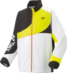 ヨネックス YONEX テニス ユニ裏地付ウィンドウォーマーシャツ メンズ レディース 男性 女性 アウター ジャケット 防寒 制電 反射 撥水 練習 トレーニング 部活動 クラブ チーム  70100 011 ホワイト