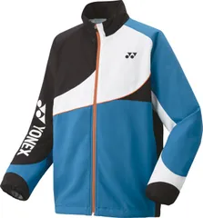 ヨネックス YONEX テニス ユニ裏地付ウィンドウォーマーシャツ メンズ レディース 男性 女性 アウター ジャケット 防寒 制電 反射 撥水 練習 トレーニング 部活動 クラブ チーム  70100 035 マリンブルー
