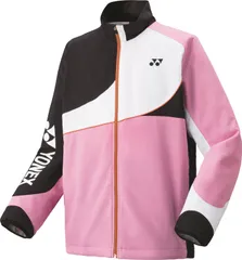 ヨネックス YONEX テニス ユニ裏地付ウィンドウォーマーシャツ メンズ レディース 男性 女性 アウター ジャケット 防寒 制電 反射 撥水 練習 トレーニング 部活動 クラブ チーム  70100 663 パステルピンク
