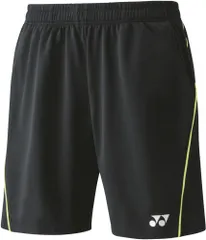 ヨネックス YONEX テニス ユニニットハーフパンツ ボトムス ショートパンツ 短パン トレーニング 部活 クラブ UVカット 吸汗速乾 制電 学校 チームウェア メンズ レディース  15124 007 ブラック