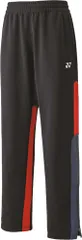 ヨネックス YONEX テニス ジュニアニットウォームアップパンツ ロングパンツ トレーニング 部活 クラブ 再生ポリエステル UVカット 吸汗速乾 制電 学校 チームウェア キッズ  60139J 007 ブラック