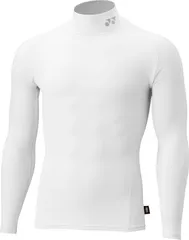 ヨネックス YONEX UNI ハイネック長袖シャツ  STBF1017 011 ホワイト
