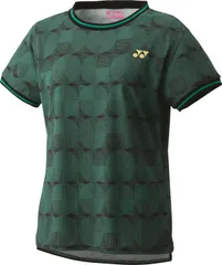 ヨネックス YONEX テニス ウィメンズゲームシャツ ソフトテニス シャツ トップス ゲーム 試合 公式 大会 紫外線対策 冷感 UVカット ベリークール 吸汗速乾 制電 レディース 女性  20806 455 リーフグリーン