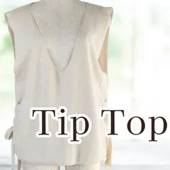 USED Tip Top Ｖネックサイドリボンチュニックニット ベージュ フリーサイズ レディース ティップトップのサムネイル