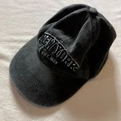 NEW YORK 刺繍 キャップ グレー 0225