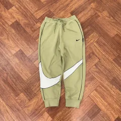 M(100) NIKE ビックロゴ スウッシュ スウェット ジョガー パンツ