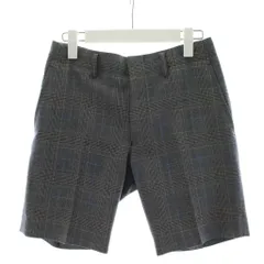 ジュンヤワタナベ JUNYA WATANABE AD2007 ショートパンツ ハーフパンツ チェック柄 ウール S グレー JA-P003 /AN69
