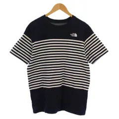 ザノースフェイス THE NORTH FACE Tシャツ カットソー 半袖 クルーネック ボーダー柄 XL ホワイト ネイビー NT31950 /BM
