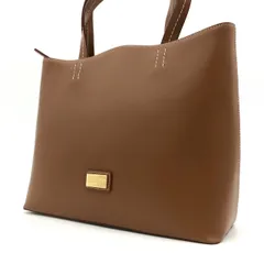 【美品】JUNKO KOSHINO ジュンココシノ トートバッグ レザー ブラウン 茶色  A4収納可