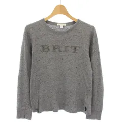 バーバリー チルドレン BURBERRY CHILDREN Tシャツ カットソー ロンT 長袖 ロゴ 刺繍 10Y 140cm グレー C9P01-414-07 /TK