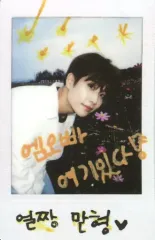 【中古】コレクションカード(男性) ASTRO/MJ/上半身・衣装白・両手下げ・前のめり・野外・印刷メッセージ入り/CD「5th Mini Album ： Dream Part.02」(Wind Ver)特典ポラロイド・フォトカード