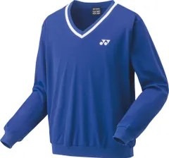 ヨネックス YONEX テニス ユニトレーナー アウター トップス 長袖 Vネック 部活 練習 トレーニング チーム 移動 合宿 UVカット 吸汗速乾 制電 通学 ウェア メンズ レディース  32032 472 ミッドナイトネイビー