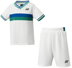 ヨネックス YONEX テニス ジュニア T シャツ / ハーフパンツセット  48001J 011 ホワイト