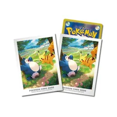 ポケモンカードゲーム デッキシールド カントーの冒険 ピカチュウ＆カビゴン