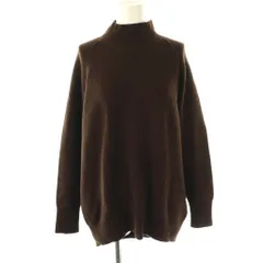 ルーニィ LOUNIE ハイネックニットプルオーバー セーター 長袖 F ブラウン /HK ■OS