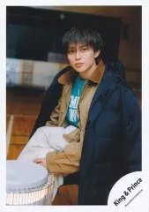 【中古】生写真(STARTO) King ＆ Prince/永瀬廉/膝上/シングル「halfmoon / moooove!!」MV＆ジャケ写オフショット/公式生写真