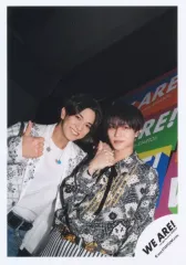 【中古】生写真(STARTO) King ＆ Prince・Aぇ! group/永瀬廉・正門良規/上半身/「WE ARE! Let’s get the party STARTO!!」バックステージフォト/公式生写真