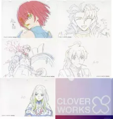 【中古】原画イラストボード 付録付)The tale of Fate/Grand Order Final Singularity Grand Temple of Time： Solomon Amazon CloverWorks Shop：複製原画セット