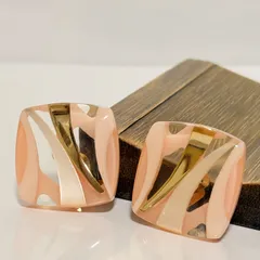 ヴィンテージ アクリル AVON イヤリング