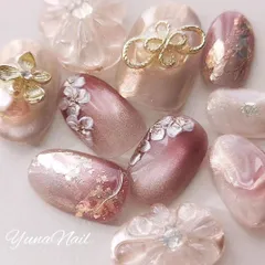 成人式ネイルオーダー受付中♡振袖ネイルチップ♡ショートオーバル♡マグネットネイル♡フラッシュネイル♡和装ネイル