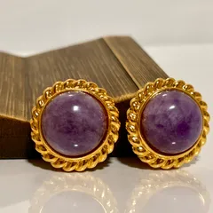 Vintage  アメジスト イヤリング