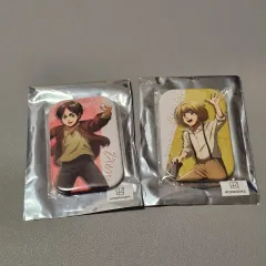 進撃の巨人 エレン・アルミン スクエア 缶バッジ まとめ