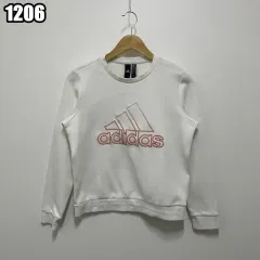 S アディダス クロップド ラウンド スウェット