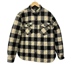 ダブルアールエル ラルフローレン ブルゾン サイズLG美品 ダブルマッキーノクルーザージャケット 2000011912 黒×ベージュ