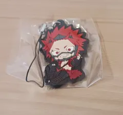 僕のヒーローアカデミア ヒロアカ 切島 イージー ラバーストラップキーホルダー ガチャ