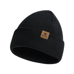 【新品】 [Pawinpaw] ニット帽 メンズ 冬 防寒 ビーニー 帽子 大きい おしゃれ 防寒 防風 保温 通気性 伸縮性 柔らかい 無地 レディース スキー スノボ 登山 通勤 通学 自転車 登山 アウトドア 春 秋 冬 (黒) 0